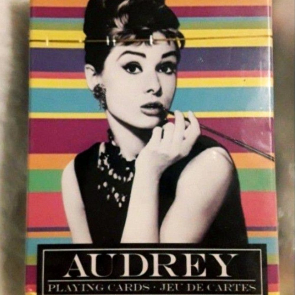 Vintage Audrey Hepburn Playing Cards From 1985